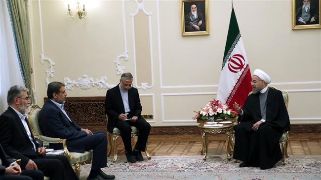 Iran to Continue Support for Oppressed Palestinians: Rouhani